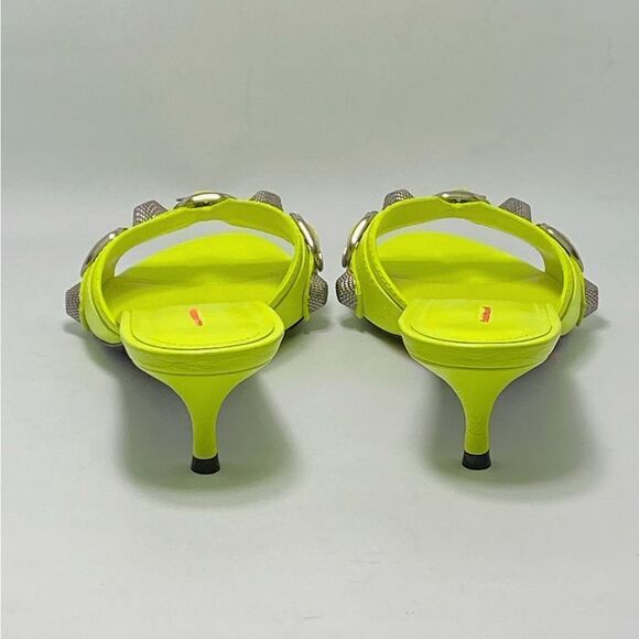 Balenciaga Women's Cagole Buckle Stud Slide Sandals size 38 - Picture 8 of 16